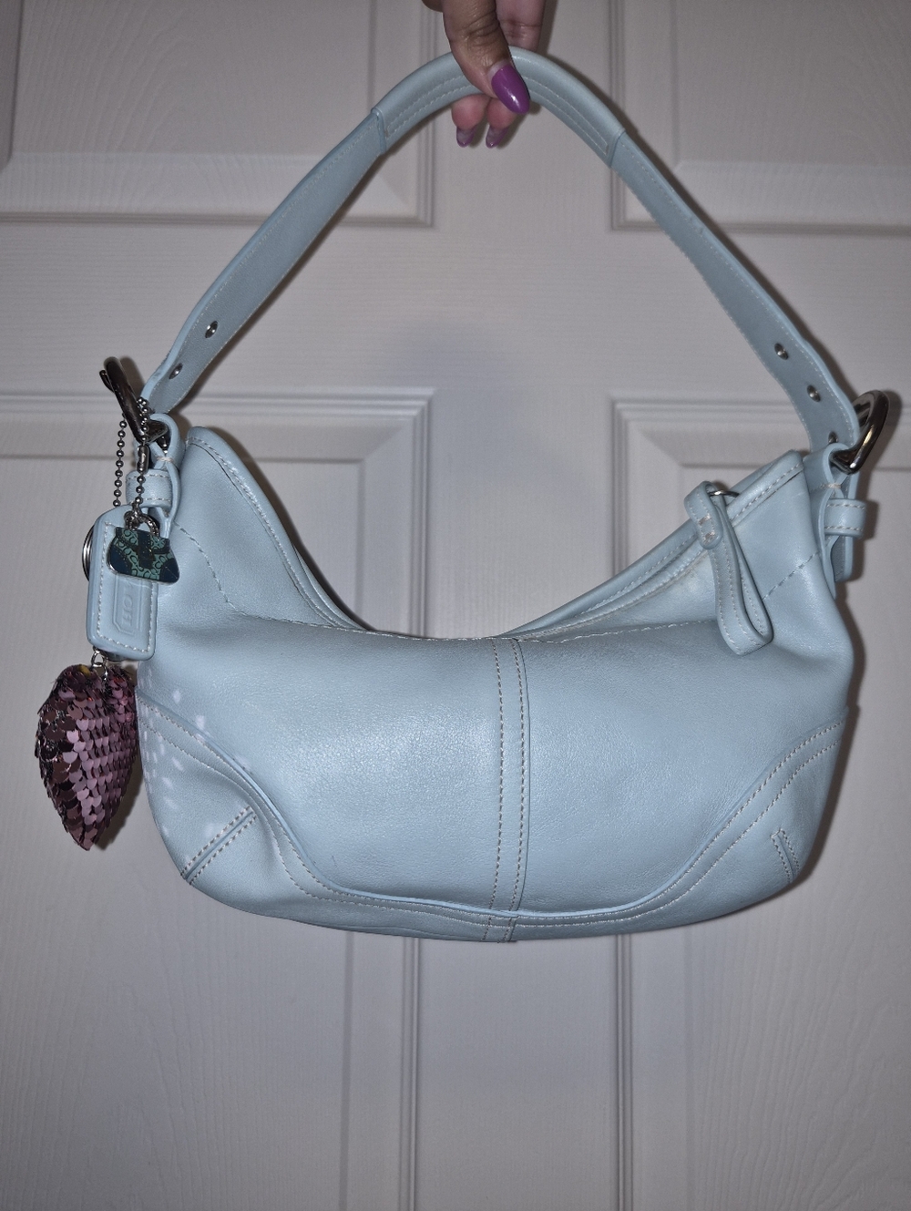 Vintage 2004 Coach Soho Mini Hobo Shoulder Bag 9541